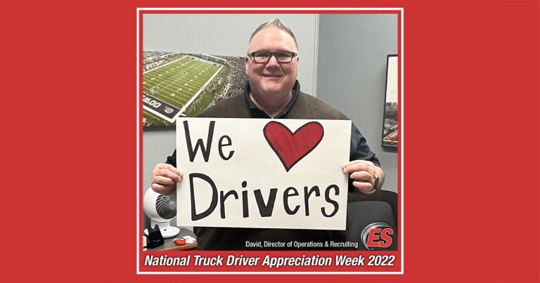 Thank you to all the hard-working truck drivers