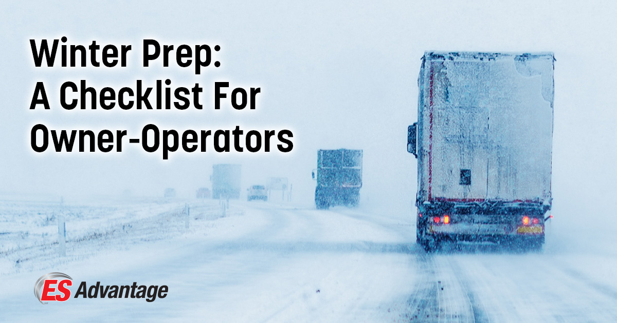 Winter Prep: A Checklist For Owner-Operators