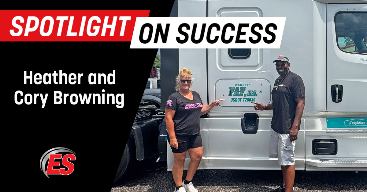 Heather and Cory Browning turned 25+ years of trucking experience into truck ownership
